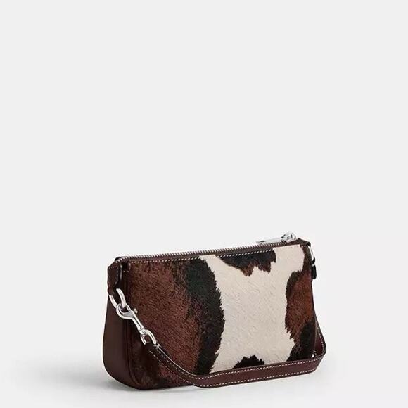 NWT COACH Nolita 19 With Cow Print CCV61, cow printed haircalf/Sv/Cow Multi - Picture 8 of 12